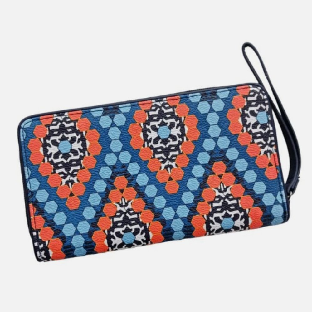 Vera Bradley Womens Purse Wallet Rectangular multicolor Zip ID Card Coin Holder - Picture 2 of 8